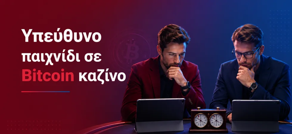 Υπεύθυνο παιχνίδι σε Bitcoin καζίνο